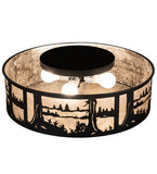 22"W Quiet Pond Flush Mount