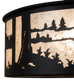 22"W Quiet Pond Flush Mount