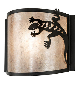 11"W Southwest Gecko Wall Sconce