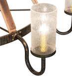 61"W Barrel Stave 12 Lt Chandelier