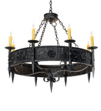 42"W Calandra 8 Lt Chandelier