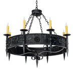 42"W Calandra 8 Lt Chandelier