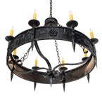 42"W Calandra 8 Lt Chandelier