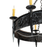 42"W Calandra 8 Lt Chandelier