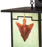 14"W Hyde Park Arrowhead Outdoor Wall Sconce