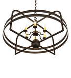 32"W Aldari 6 Lt Chandelier