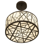 24"W Cilindro Rich Pendant