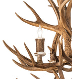 20"W Antlers 6 Lt Two Tier Chandelier