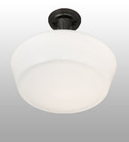 16"W Revival Schoolhouse Flush Mount