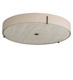 30"W Cilindro Textrene LED Flush Mount