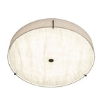 30"W Cilindro Textrene LED Flush Mount