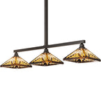 63"L Nuevo Mission 3 Lt Island Pendant