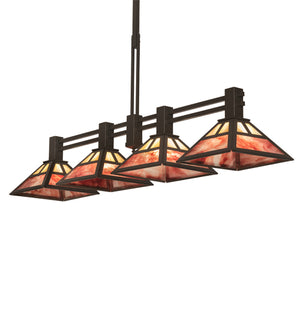 64"L Soffe "T" Mission 4 Lt Island/Billiard Pendant
