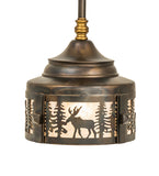 8"W Wildlife at Dusk Mini Pendant