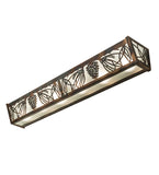 36"W Mountain Pine Vanity Light