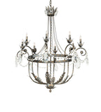 40"W Antonia 8 Lt Chandelier