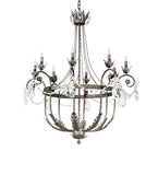 40"W Antonia 8 Lt Chandelier
