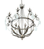 40"W Antonia 8 Lt Chandelier