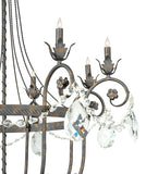 40"W Antonia 8 Lt Chandelier