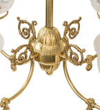 27"W Revival Gas & Electric 4 Lt Chandelier