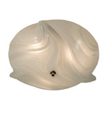 16"W Atelier Swirl Glass Flush Mount