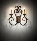 19"W Josephine 2 Lt Wall Sconce