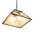 16"Sq Whispering Pines Pendant