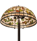 60"H Tiffany Turning Leaf Floor Lamp