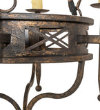 24"W Jasmine 6 Lt Chandelier