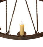 48"W Lakeshore 15 Lt Two Tier Chandelier