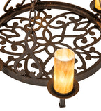 31"W Newcastle 9 Lt Two Tier Chandelier