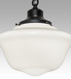 16"W Revival Schoolhouse Traditional Globe Pendant