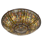 40"W Fleur-de-lis Semi-Flushmount