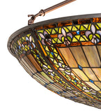 40"W Fleur-de-lis Semi-Flushmount