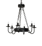 24"W Edinburgh 6 Lt Chandelier