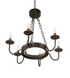 24"W Edinburgh 6 Lt Chandelier