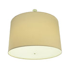 48"W Cilindro Natural Textrene Pendant
