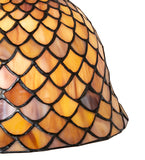 8"W Tiffany Fishscale Mini Pendant