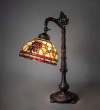 20"H Pinecone Bridge Arm Table Lamp
