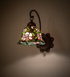 8"W Begonia Wall Sconce