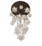 72"W Moravian Star 19 Lt Cascading Chandelier
