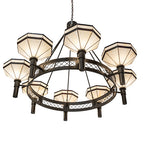 60"W Topridge 8 Lt Chandelier