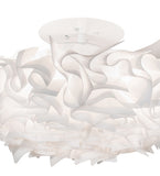 30.5"W Paper Meringue Southland Flushmount