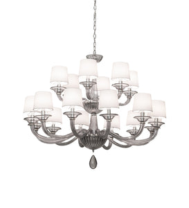 48"W Murano Almaden Southland 18 Lt Chandelier