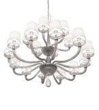 48"W Murano Almaden Southland 18 Lt Chandelier