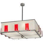 48"Sq Quadrato Escalade Fabric Pendant