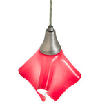 8"W Handkerchief Red Mini Pendant