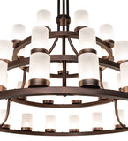 72"W Loxley 39 Lt Three Tier Chandelier
