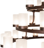 72"W Loxley 39 Lt Three Tier Chandelier