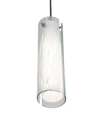 5"W Metro Mist Cilindro Mini Pendant